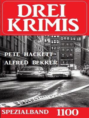 cover image of Drei Krimis Spezialband 1100
